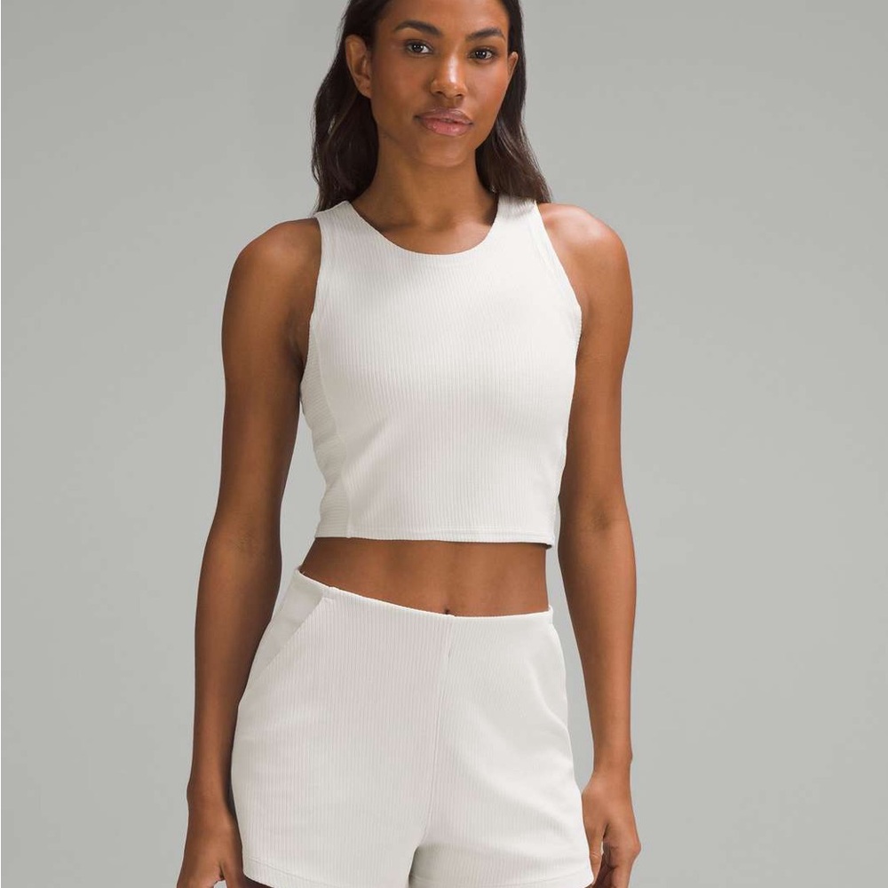 Lululemon Softstreme Ribbed Cropped Tank